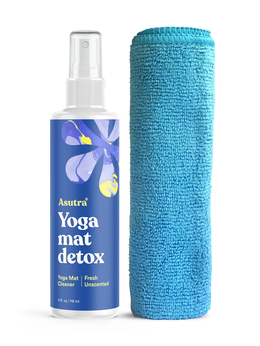 ASUTRA Yoga Mat Cleaner Spray Fresh & Unscented 118ml (4 fl oz) | Water-Based Formula for All Mats & Props - main product image