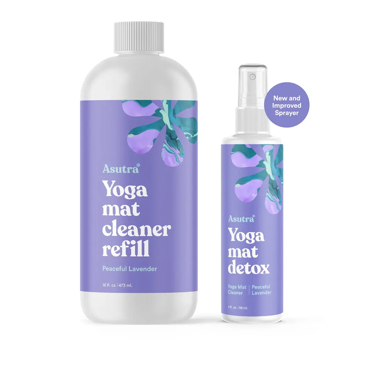 ASUTRA Organic Yoga Mat Cleaner Spray 4 fl oz | No Residue, Essential Oils, Deep-Cleansing - view 9