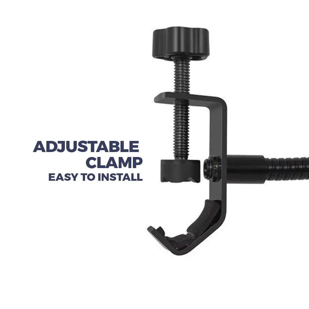 Enabled Microphone Pop Filter 6" with Clamp | Dual Nylon Layers for Clear Recording - view 8
