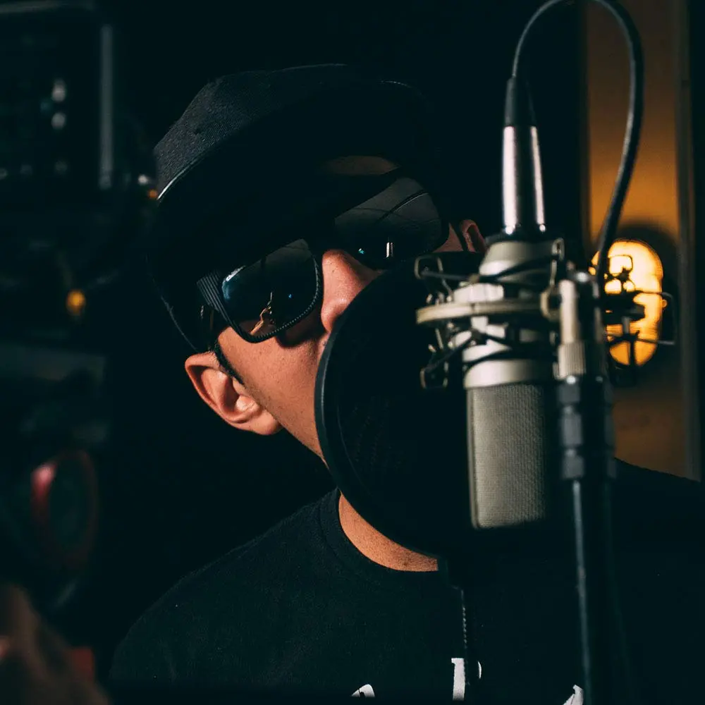 Enabled Microphone Pop Filter 6" with Clamp | Dual Nylon Layers for Clear Recording - view 9