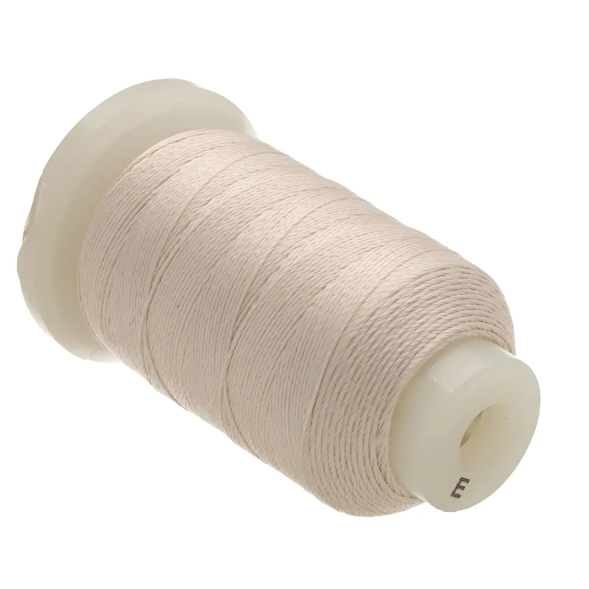 The Beadsmith Pure Silk Cord – Ecru, Size FFF (0.419 mm/0.0165”), 92 Yards (276 ft) - main product image