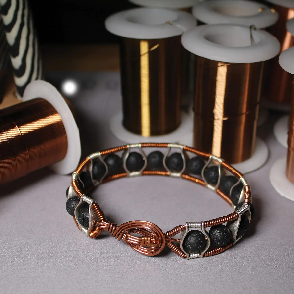 The Beadsmith Copper Jewelry Wire 20 Gauge Antique Copper 15 Yds (13.72 m) | Tarnish-Resistant for Crafts - view 6