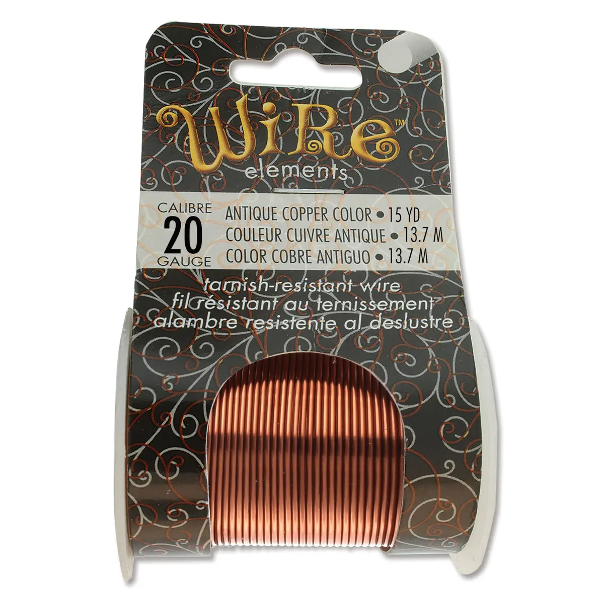 The Beadsmith Copper Jewelry Wire 20 Gauge Antique Copper 15 Yds (13.72 m) | Tarnish-Resistant for Crafts - view 7