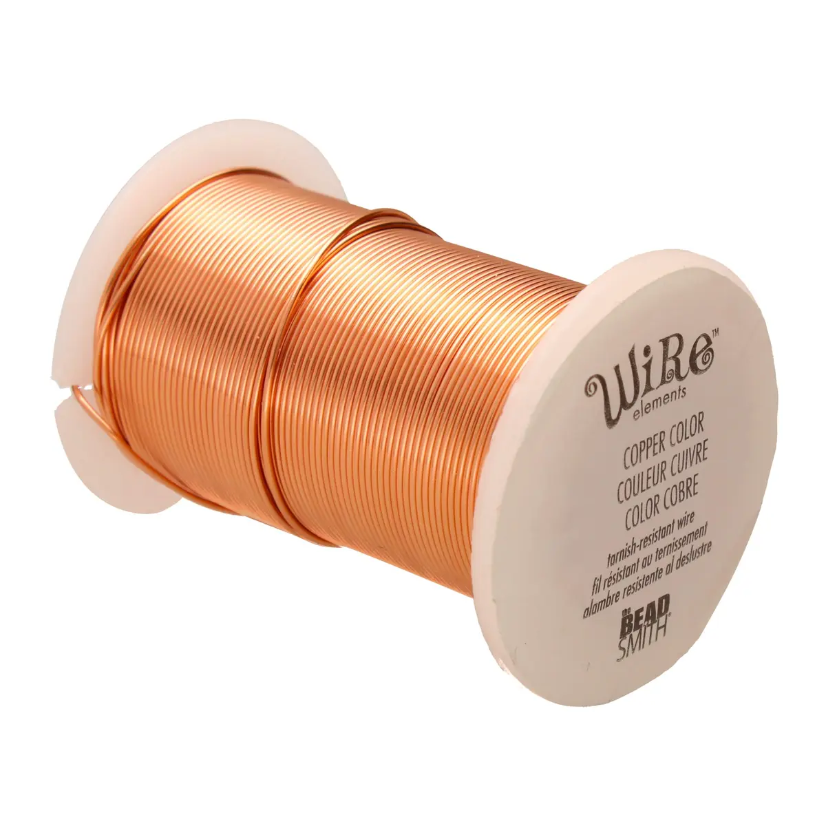 The Beadsmith Copper Jewelry Wire 28 Gauge Antique Copper 36.58m (40 Yd) | Tarnish-Resistant & Lead-Free - main product image