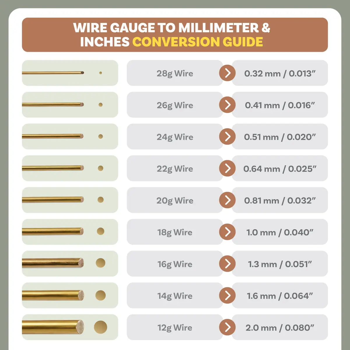 The Beadsmith Craft Wire Assortment Gold Color 16-24 Gauge | Tarnish-Resistant Copper Wire for Jewelry Making - view 8