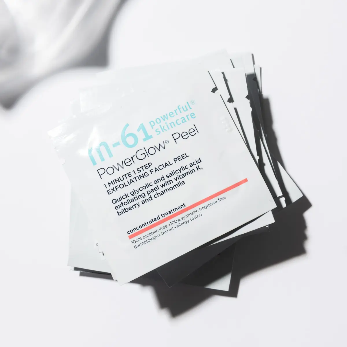 m-61 PowerGlow Peel Exfoliating Facial Peel 10 Treatments | 1-Minute, At-Home Skin Resurfacing - view 3