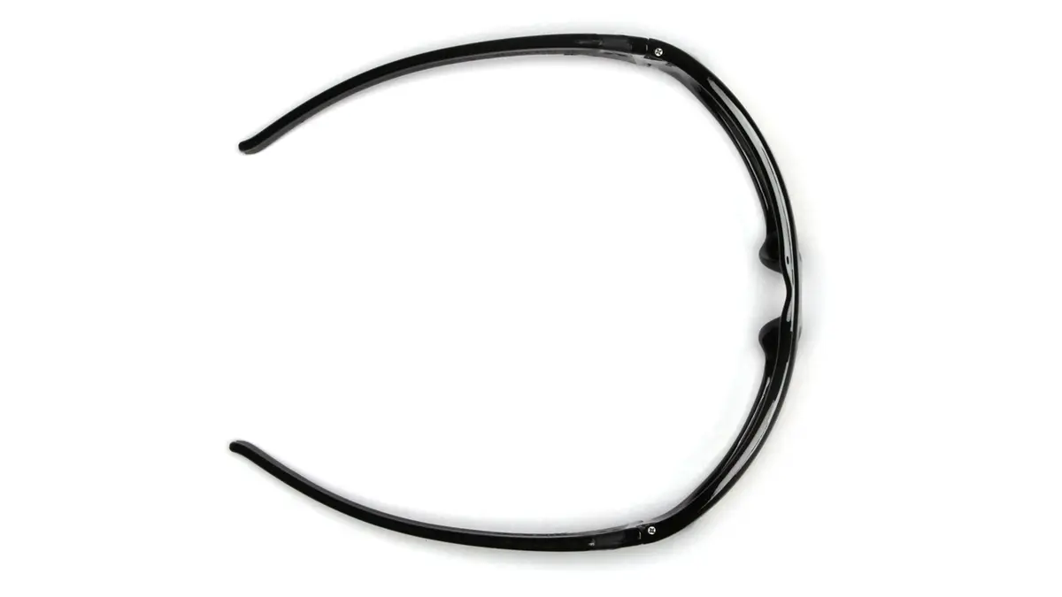 Pyramex Goliath Safety Glasses Black Frame Clear Anti-Fog Lens | ANSI Z87.1+ Certified - view 5
