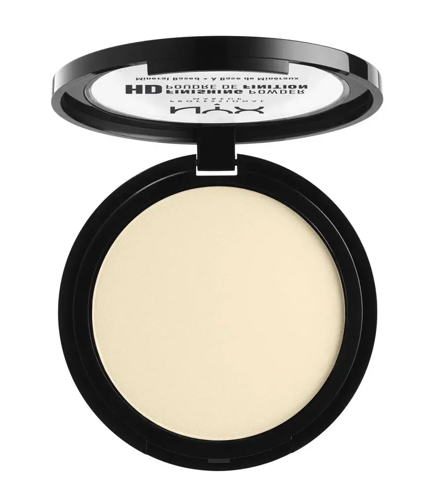 NYX PROFESSIONAL MAKEUP HD Finishing Powder, Pressed Setting Powder - Banana 7.94g (0.28 oz) | Camera-Ready Matte Finish - main product image