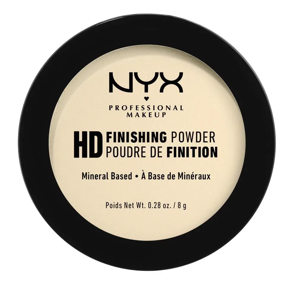 NYX PROFESSIONAL MAKEUP HD Finishing Powder, Pressed Setting Powder - Banana 7.94g (0.28 oz) | Camera-Ready Matte Finish - view 3