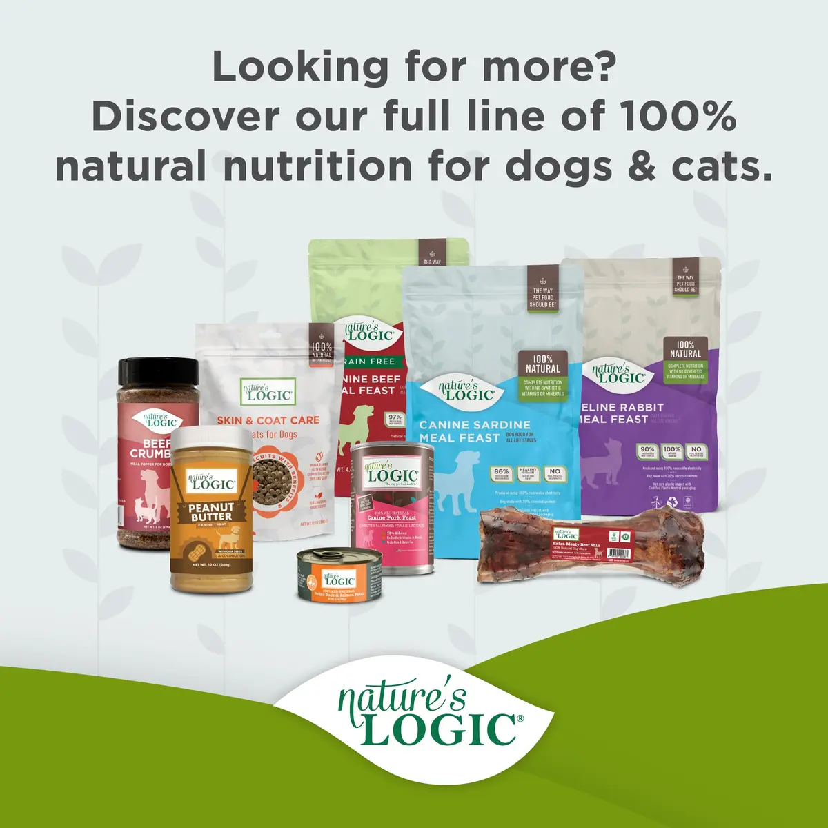 NATURE'S LOGIC Sardine Feline Meal Feast Dry Cat Food 7.7 lb | Complete & Natural Nutrition - view 8