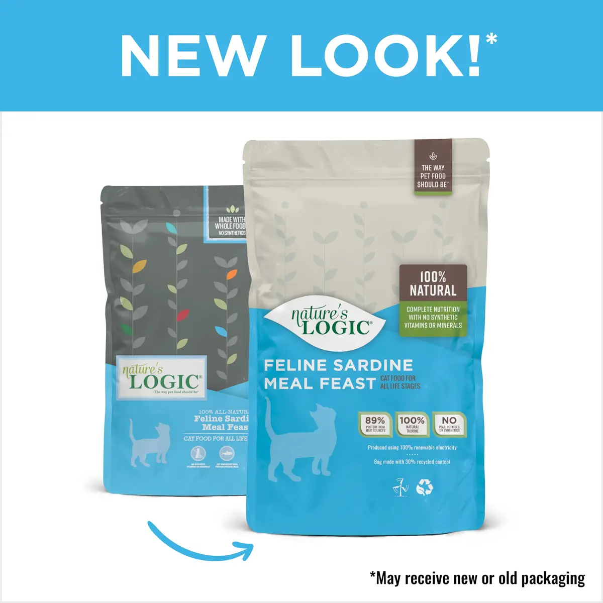 NATURE'S LOGIC Sardine Feline Meal Feast Dry Cat Food 7.7 lb | Complete & Natural Nutrition - view 2