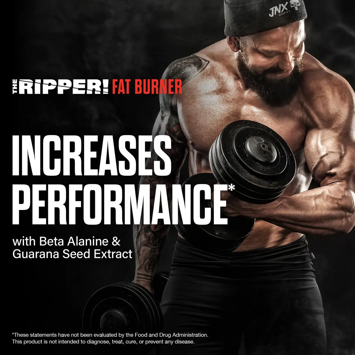 JNX SPORTS The Ripper Thermogenic Pre Workout Powder 5.3 Oz Pineapple | Fat burner & energy booster - view 7