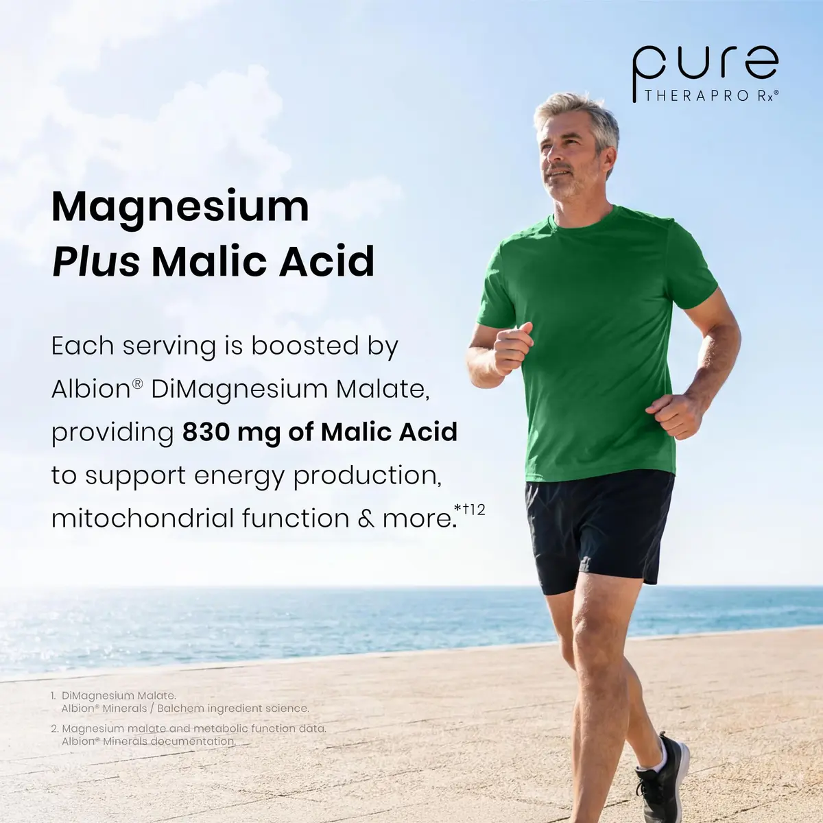 Pure Therapro Rx Optimum Magnesium 240 Capsules | Supports Energy & Sleep, Chelated for Absorption, Made in USA - view 7