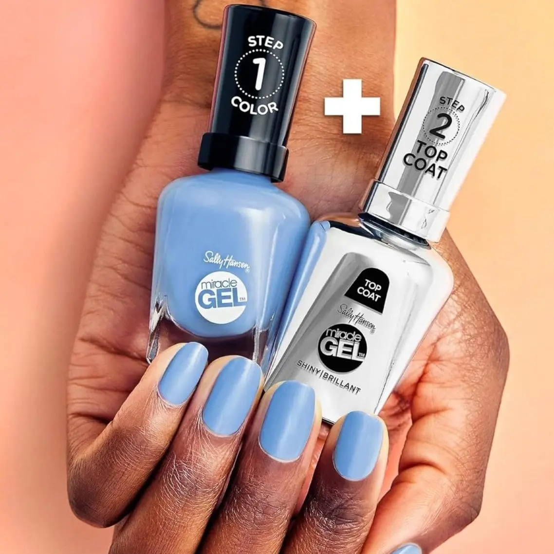 Sally Hansen Miracle Gel Nail Polish 0.5 Fl Oz | No UV Needed, Long Lasting, Vegan, Opaque Navy Blue - view 5