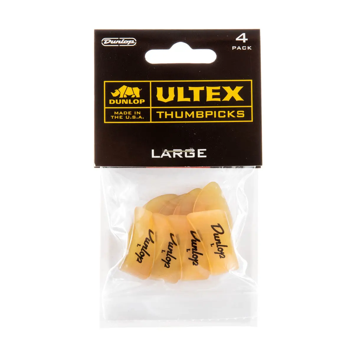 Jim Dunlop Ultex Large Thumbpicks - 4 Pack | Bright, Durable, Clear Tone - view 4