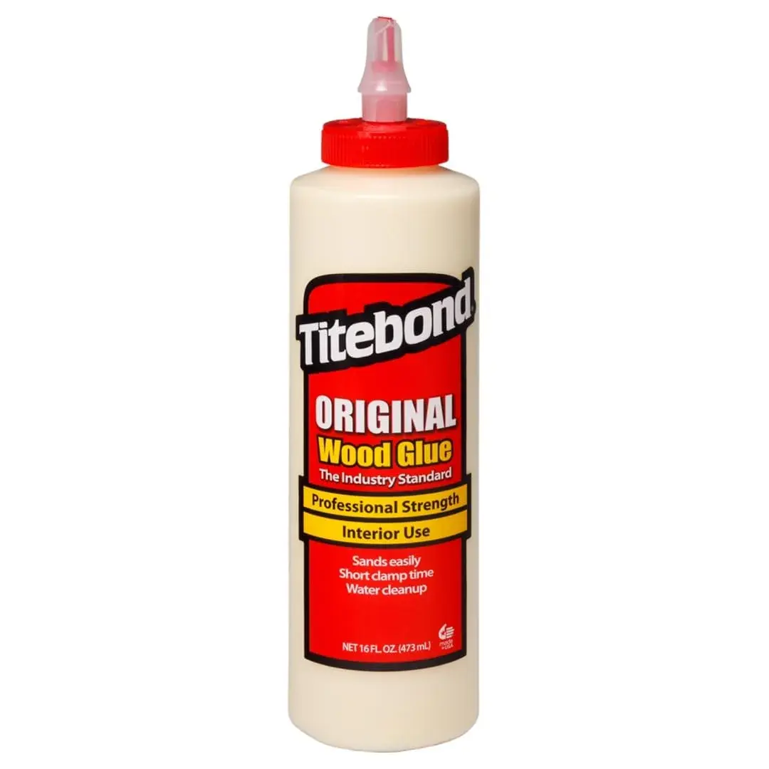 Titebond Original Wood Glue 16 oz | Industry Standard, Bonds Stronger Than Wood, Yellow - main product image