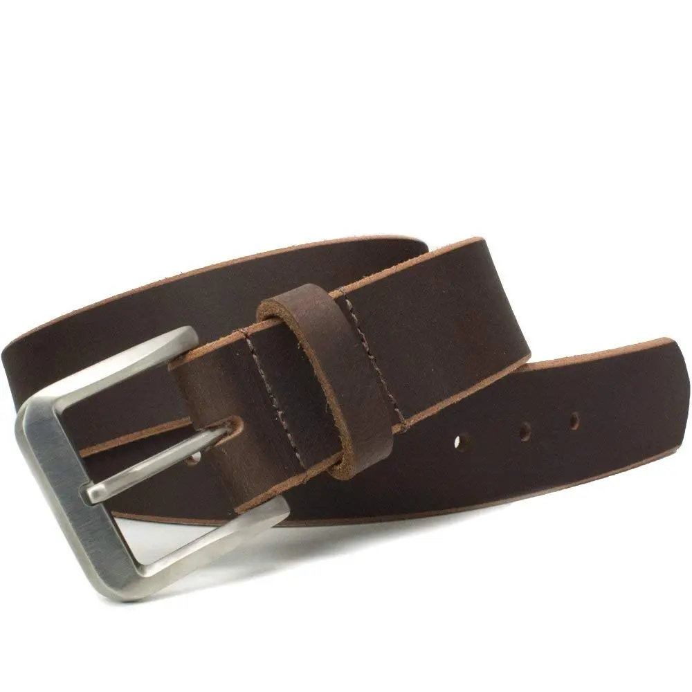 Nickel Smart Roan Mountain Titanium Brown Belt - 34" | Nickel-Free, Durable Leather & Titanium Buckle - view 5