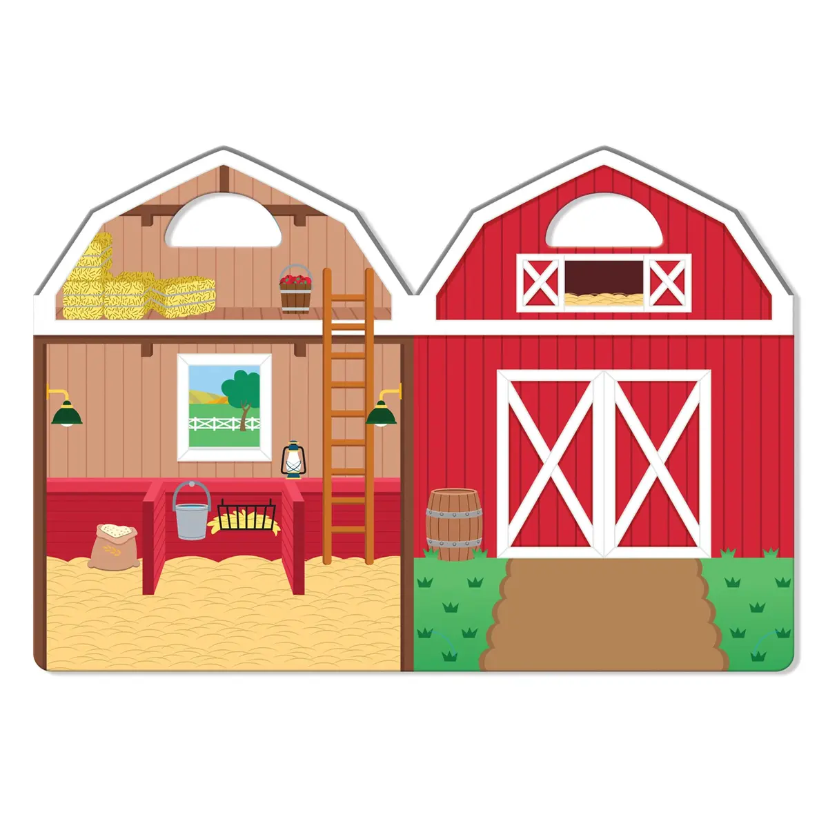 Melissa & Doug Puffy Sticker Play Set – On The Farm, 52 Reusable Stickers with 2 Scenes | Creative Farm Fun for Kids 4+ - view 8