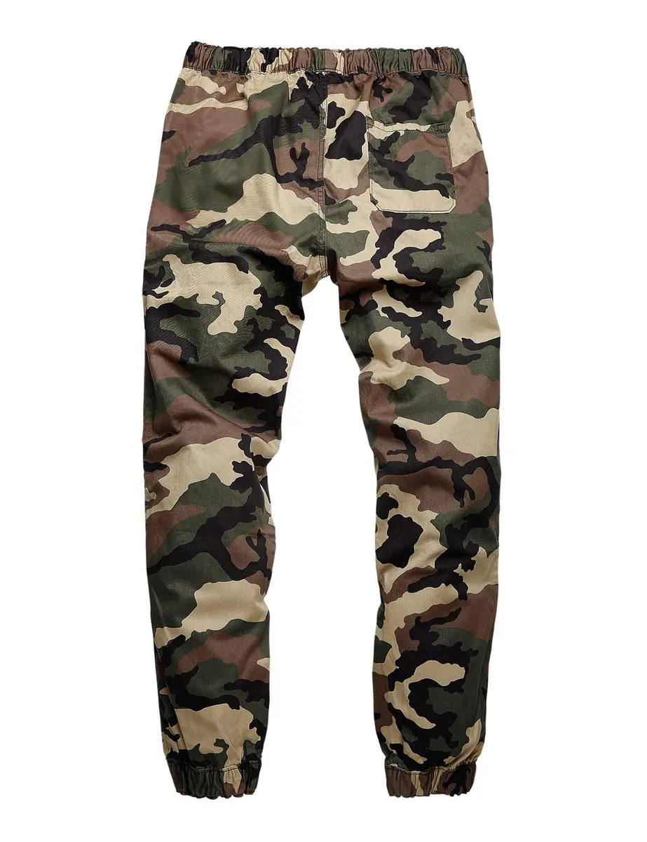 Match Men's Chino Jogger Pants, Khaki Max, 34 | Regular Fit, Cotton Comfort, Elastic Waist - view 3