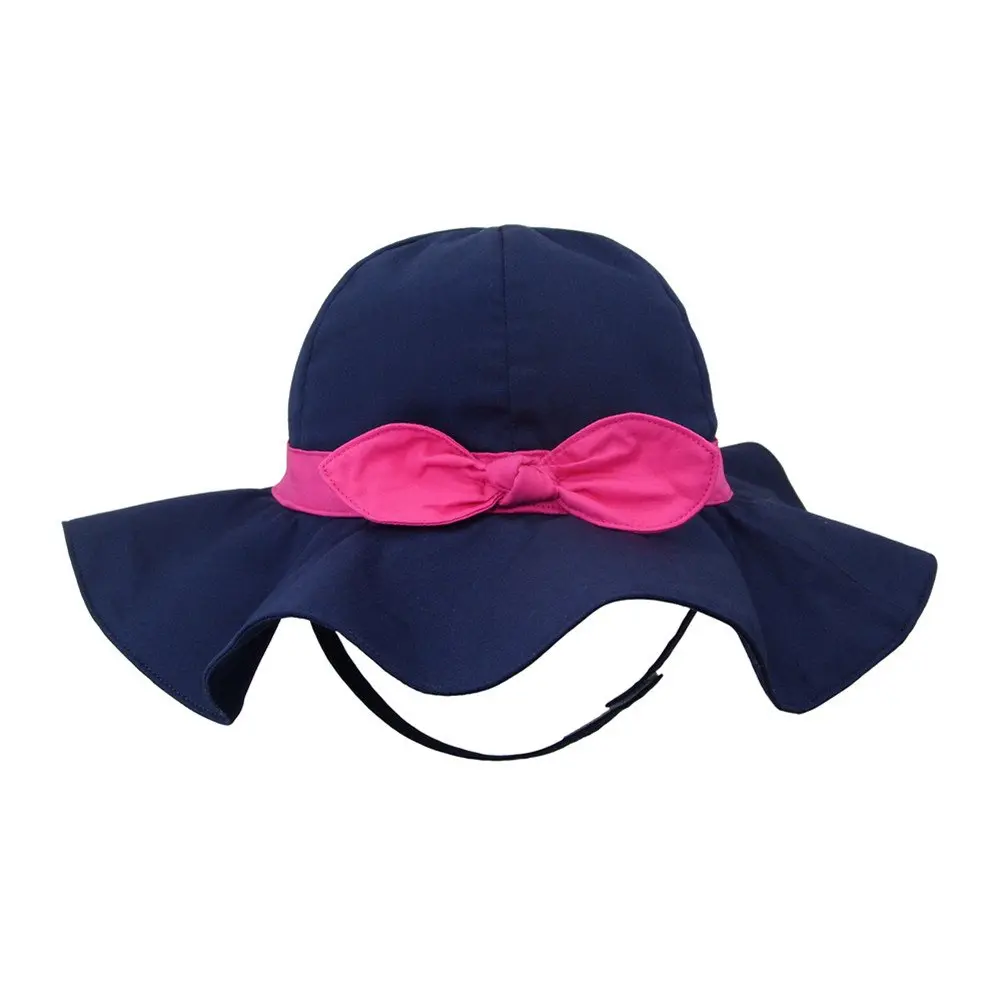 Vimeet Kid Baby Summer Hat Toddler Beach Sun Bucket Hat | Adjustable Cotton Sun Protection - view 5