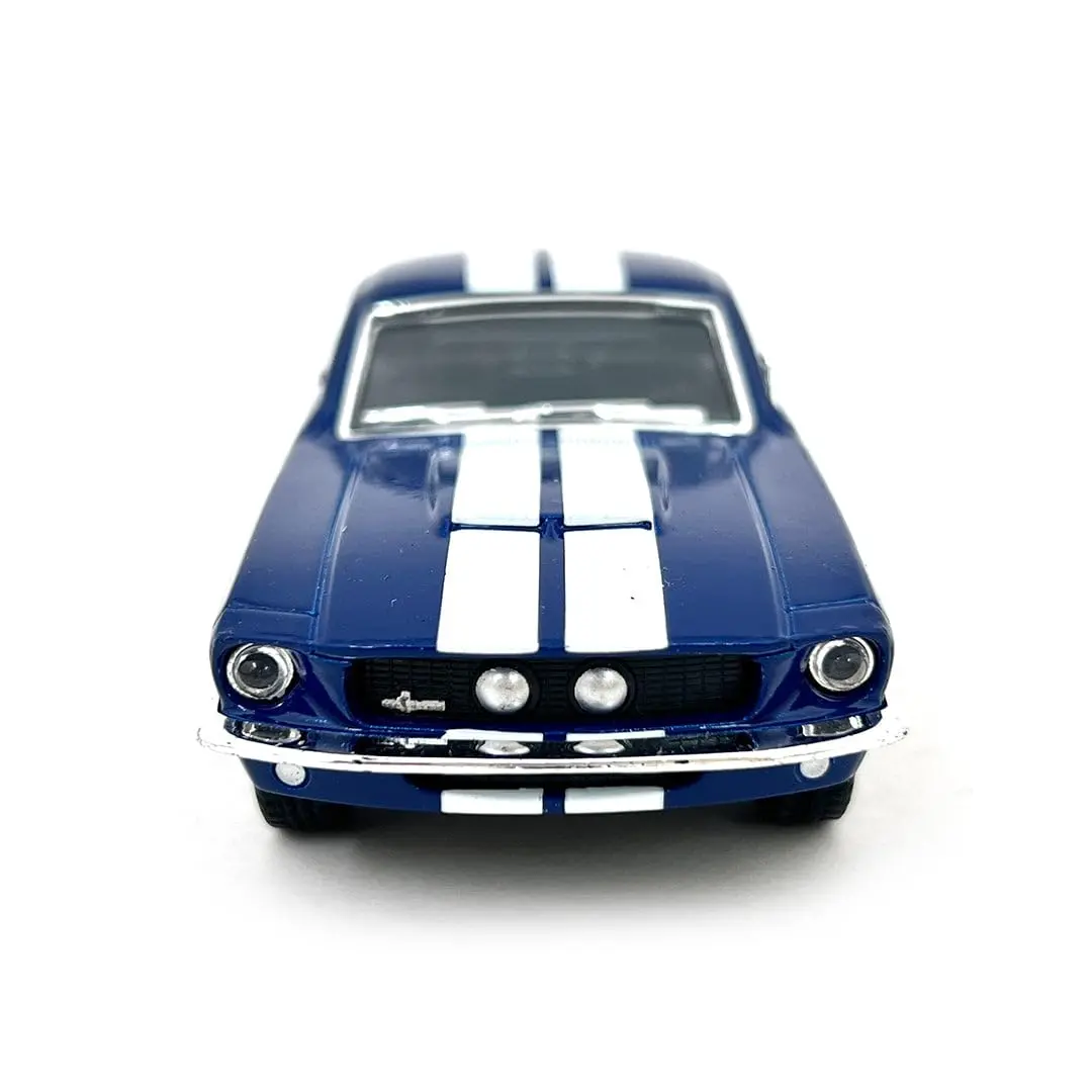 KiNSMART 1967 Ford Shelby Mustang GT500 1:38 Scale Die Cast Model Toy (Blue) | Realistic Miniature Car - view 2