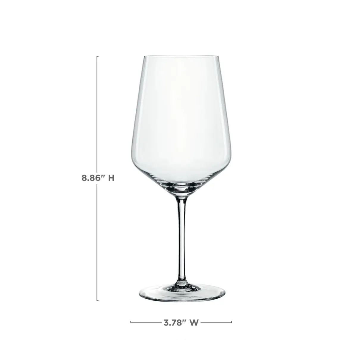 Spiegelau Style Red Wine Glasses Set of 4 | Elegant Stemmed Crystal for Cabernet & Pinot Noir - view 3