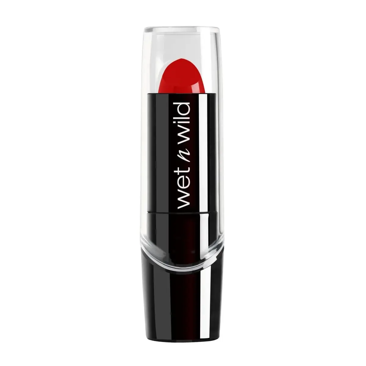wet n wild Silk Finish Lipstick - Hot Red | Hydrating Rich Buildable Lip Color - main product image