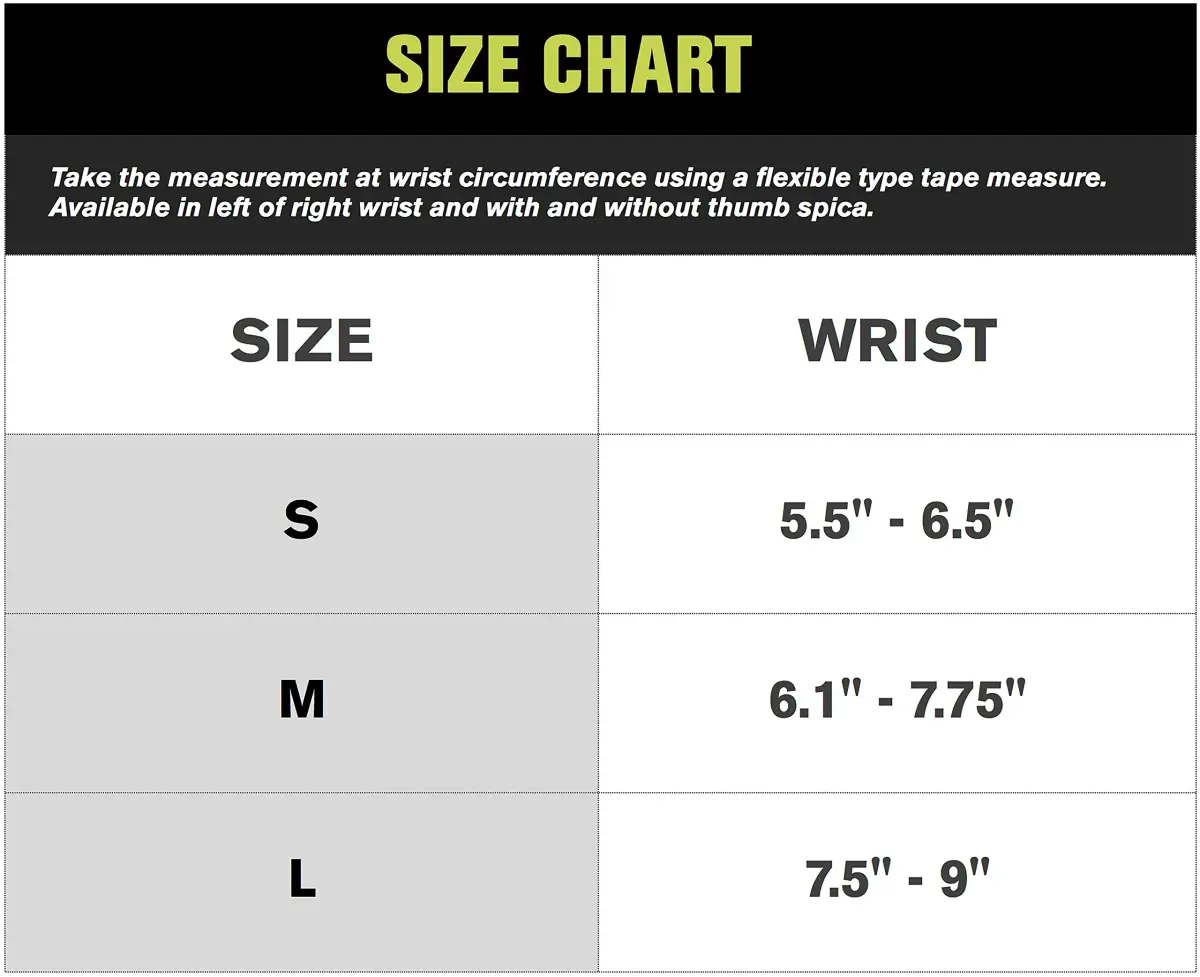 Aircast A2 Wrist Brace with Thumb Spica - Left Hand, Large | Supports Carpal Tunnel & Sprains - view 2
