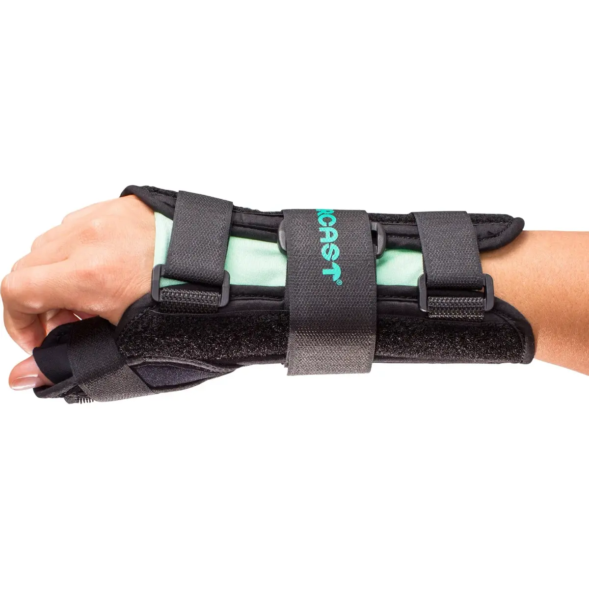 Aircast A2 Wrist Brace with Thumb Spica - Right, Large | Support for Carpal Tunnel, Tendonitis & Sprains - main product image