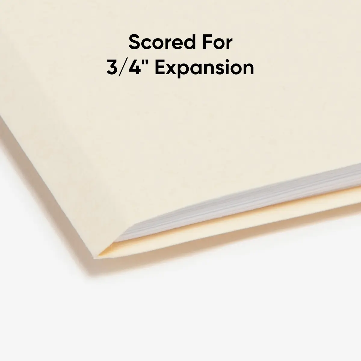 SMEAD File Folders Letter Sized 1/3-Cut Tab Assorted Positions 100 Pack | Durable Manila Office Folders - view 6