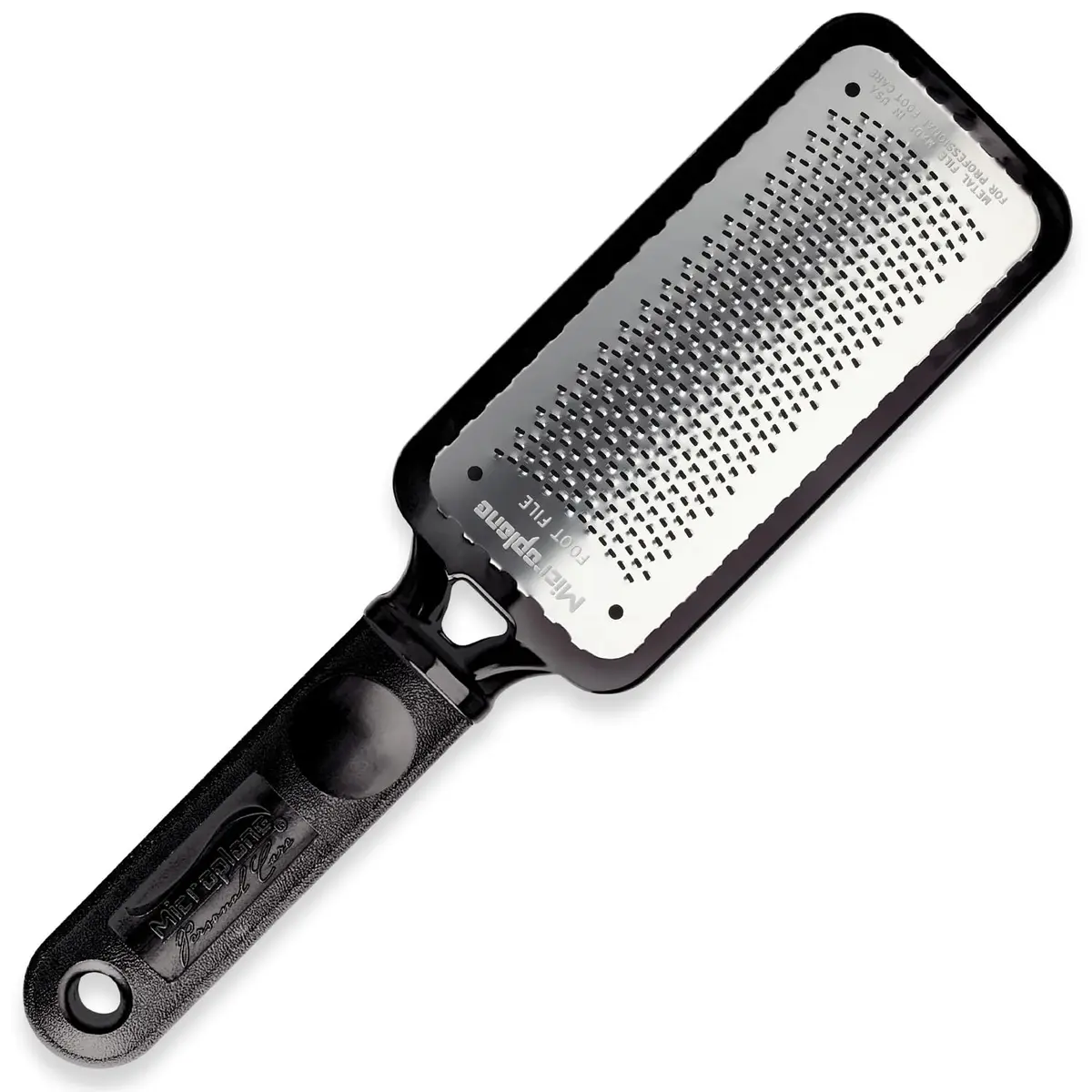 Microplane Foot Scraper White | Stainless Steel Dead Skin Remover for Feet - main product image