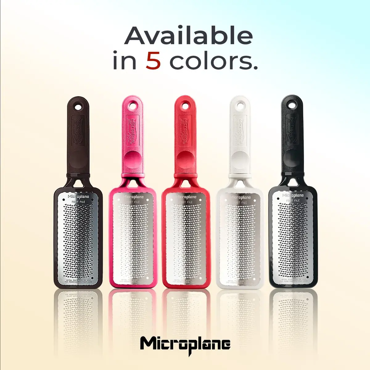 Microplane Foot Scraper White | Stainless Steel Dead Skin Remover for Feet - view 8