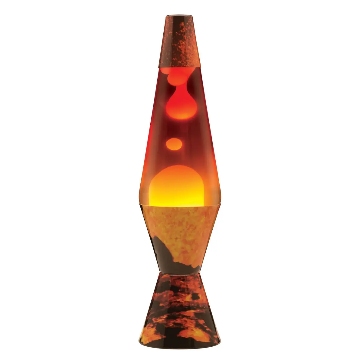 Lava Lite Colormax Volcano Lava Lamp 14.5-inch | Retro Motion Lamp with White Wax and Tri-Colored Globe - main product image