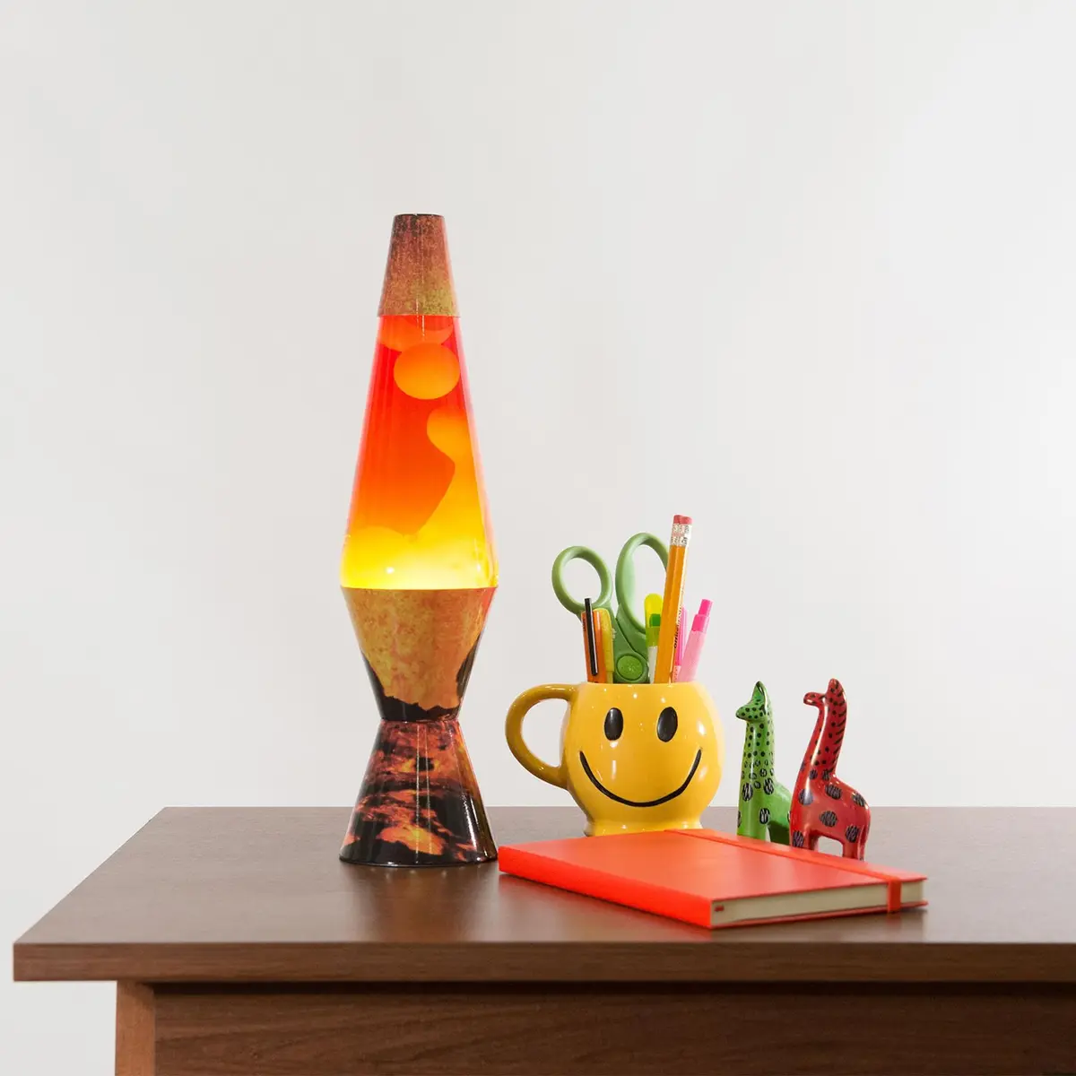 Lava Lite Colormax Volcano Lava Lamp 14.5-inch | Retro Motion Lamp with White Wax and Tri-Colored Globe - view 2