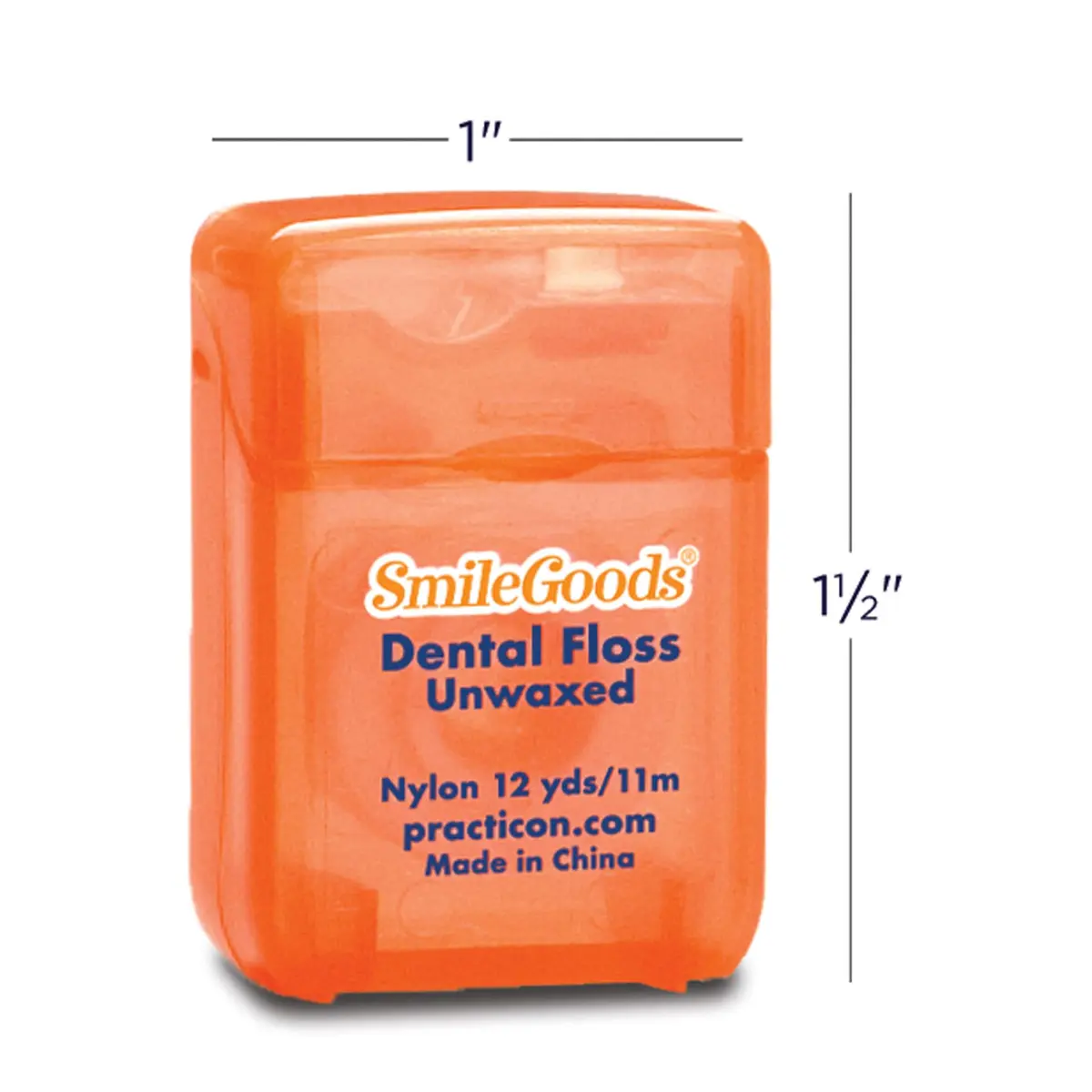Practicon Unwaxed Dental Floss 12 yards | Bulk Pack of 72 for Professional Oral Care - view 2