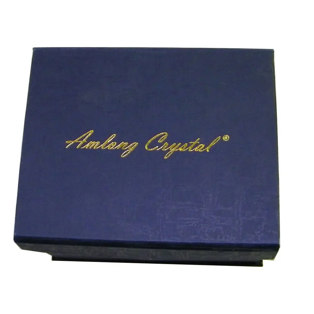 Amlong Crystal Pen Holder Amber | Crystal Desk Organizer for Office & School - view 3