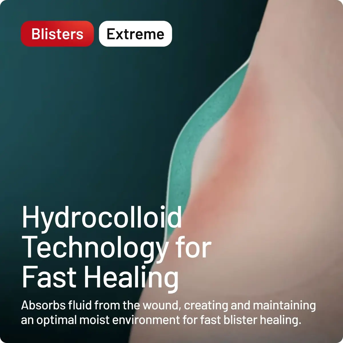 Compeed Sports Heel Blister Plasters 5 Hydrocolloid Cushions | Heal Fast & Discreet - view 4