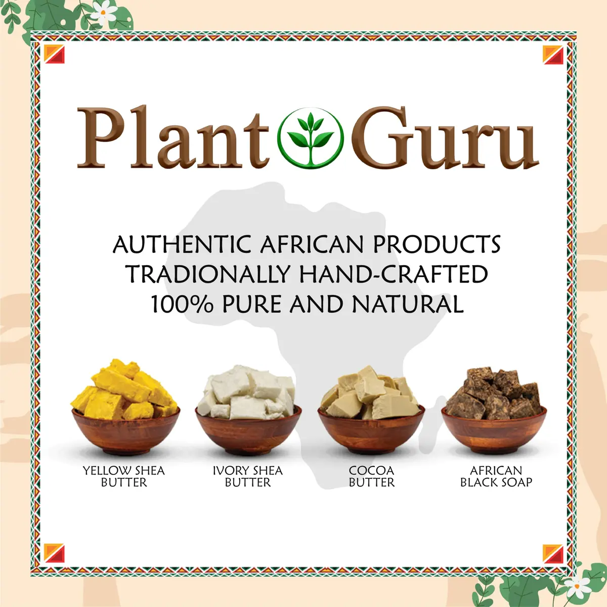 Plant Guru Raw African Shea Butter 16 oz. | Pure, Unrefined, Moisturizes Dry Skin & Hair - view 9