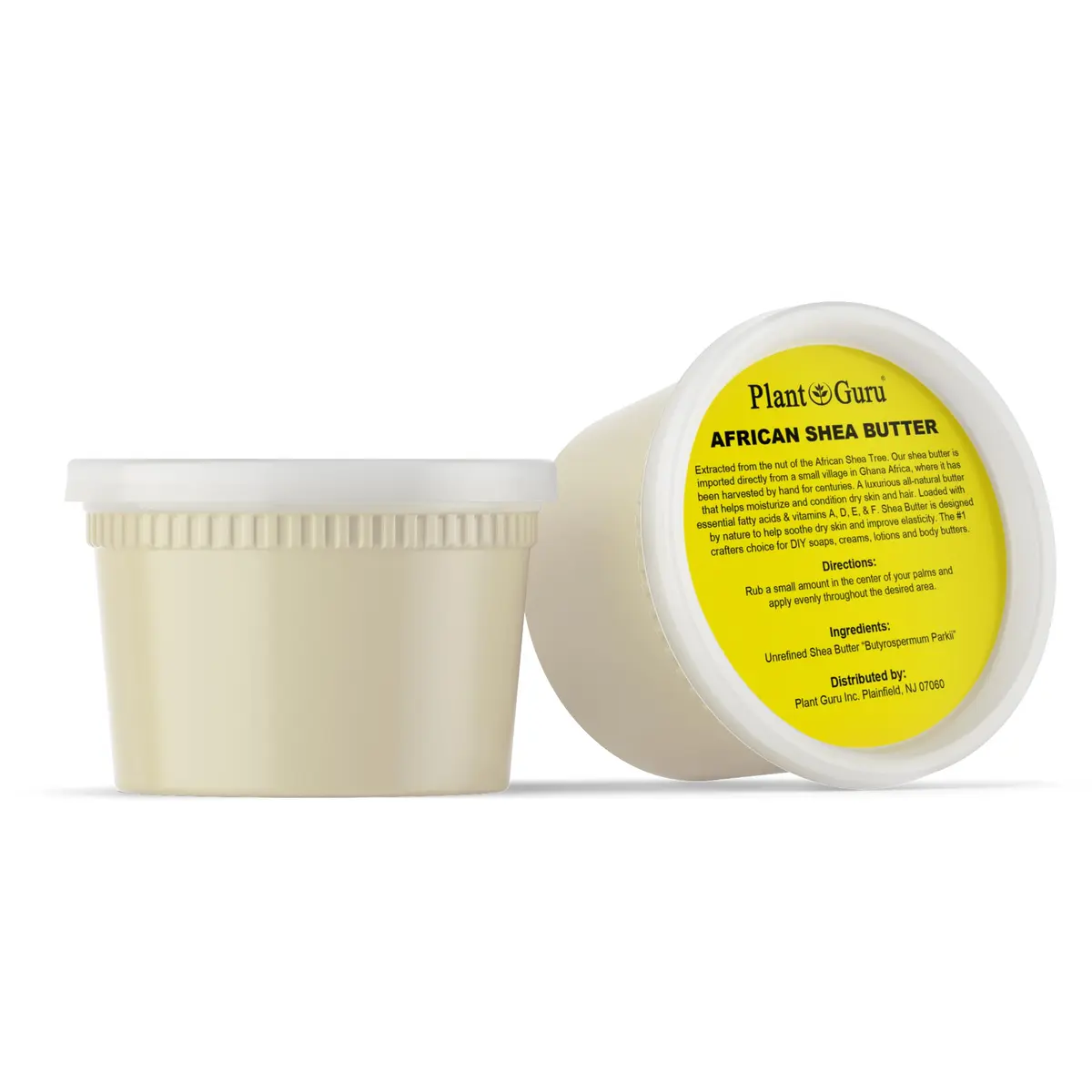 Plant Guru Raw African Shea Butter 16 oz. | Pure, Unrefined, Moisturizes Dry Skin & Hair - view 2