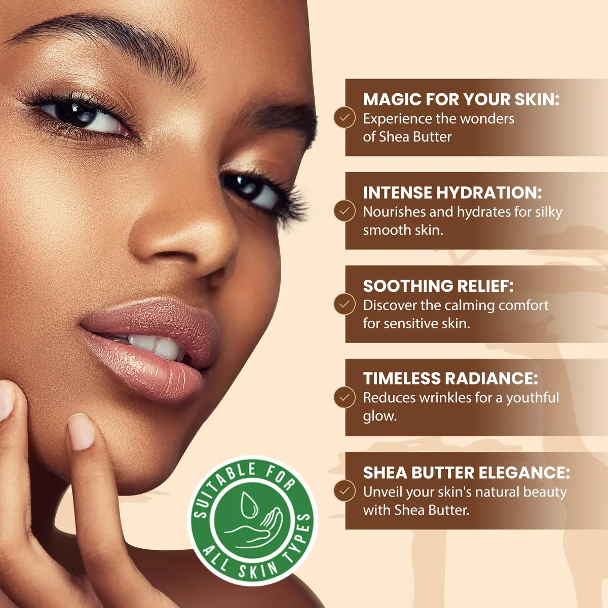 Plant Guru Raw African Shea Butter 16 oz. | Pure, Unrefined, Moisturizes Dry Skin & Hair - view 4