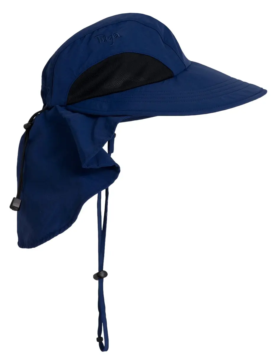 Tuga Adult Unisex Sol Wide Brim Hat (UPF 50+), Navy, Adult Unisex Medium | Maximum Sun Protection & Breathability - view 2