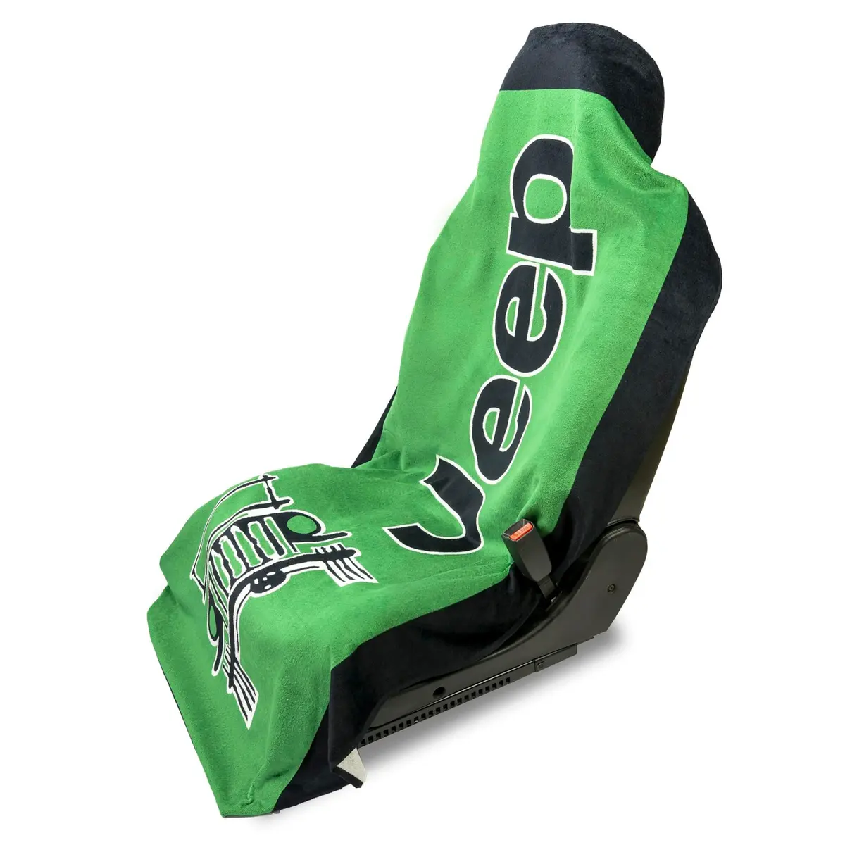Seat Armour Jeep Seat Towel - Universal Fit Soft Machine Washable Jeep Towel - Easy Install, Multipurpose Towel2Go Seat Cover for Jeep - Green - main product image