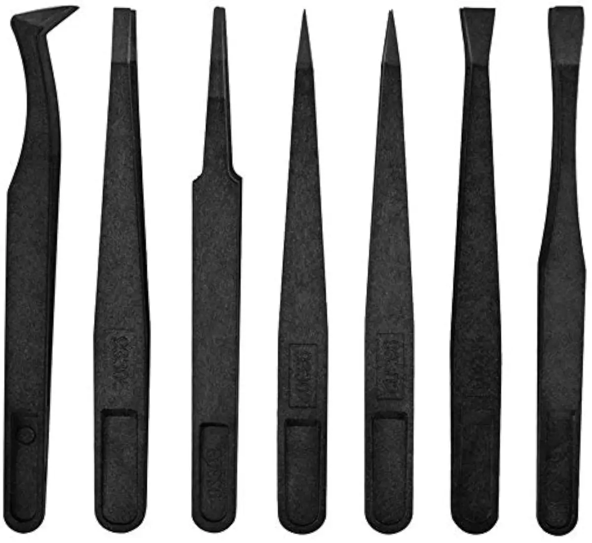 Marrywindix Plastic Tweezers 7pcs | Anti-static Precision Electronics & Jewelry Tool - main product image