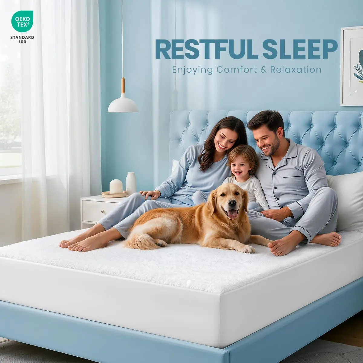 Utopia Bedding Waterproof Mattress Protector California King 17-inch Deep | Breathable Terry Cover with Fitted Style - view 8
