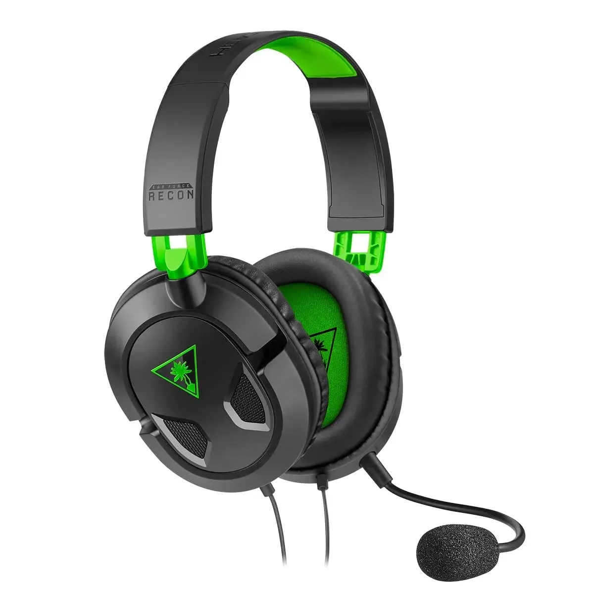 Turtle Beach Recon 50X Wired Gaming Headset Black/Green | 40mm Speakers, Removable Mic, Multiplatform Compatibility - view 3