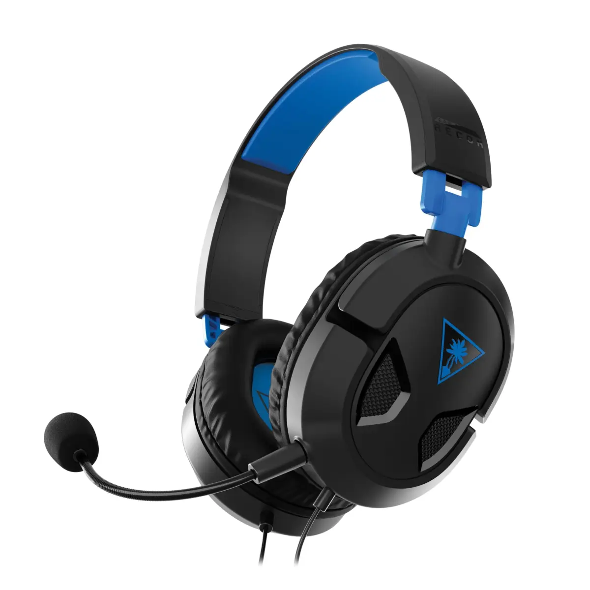 Turtle Beach Recon 50P Gaming Headset with Removable Mic | 40mm Speakers, Stereo, Black/Blue - main product image