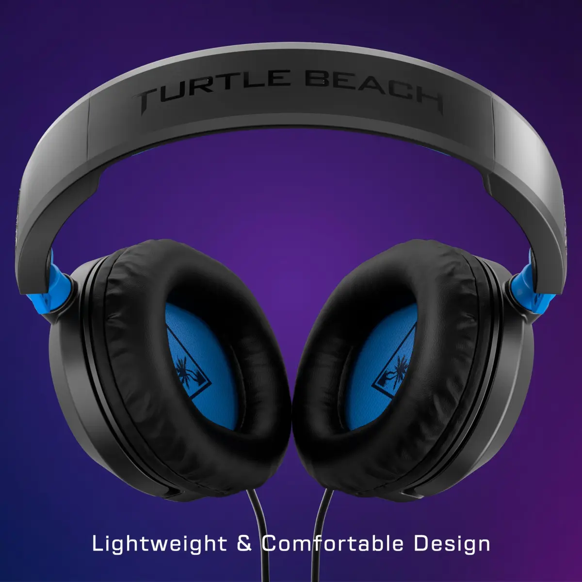 Turtle Beach Recon 50P Gaming Headset with Removable Mic | 40mm Speakers, Stereo, Black/Blue - view 2