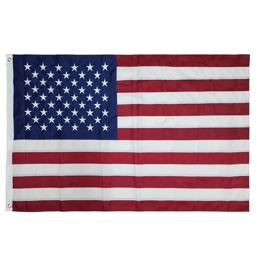 Flags Importer USA Flag 3x5' Nylon Embroidered Indoor & Outdoor Flag - main product image