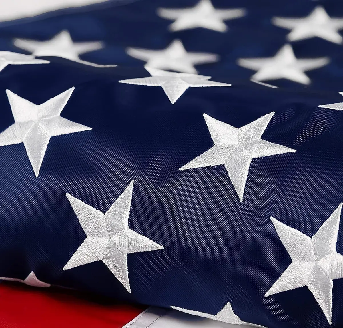 Flags Importer USA Flag 3x5' Nylon Embroidered Indoor & Outdoor Flag - view 2