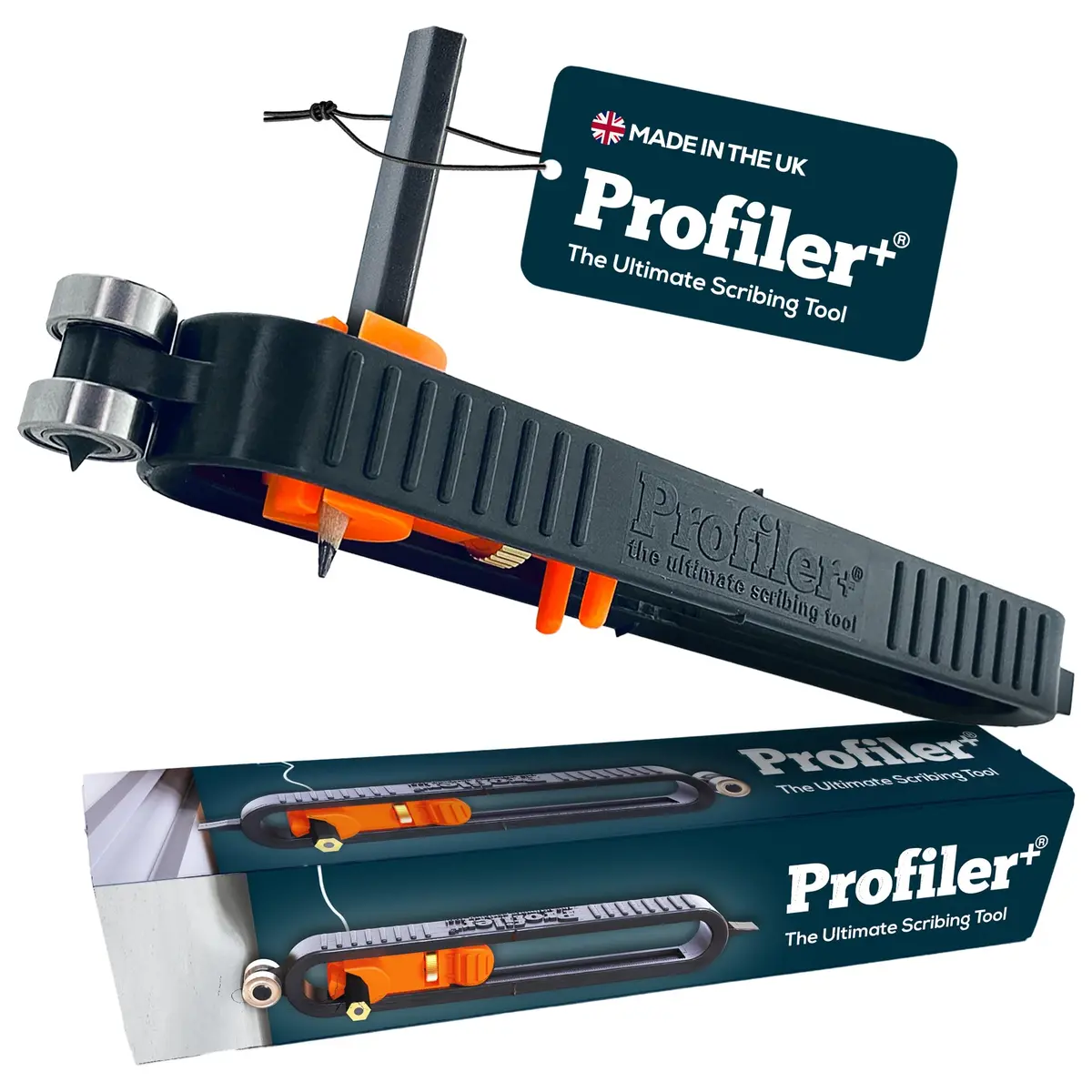 Profiler+ Multifunction Scribing Tool – Adaptable to Any Marker, Precise Woodworking & Carpentry (0.5mm) | UK Made - main product image